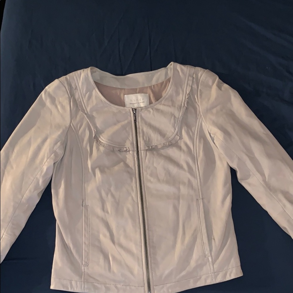 Hinge leather Jacket